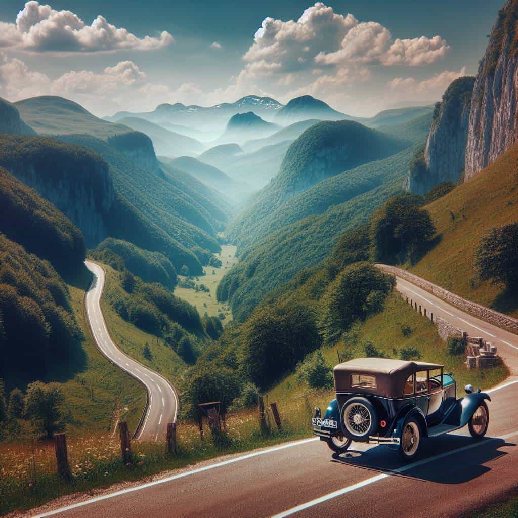 Balkan road trip scenic landscape adventure