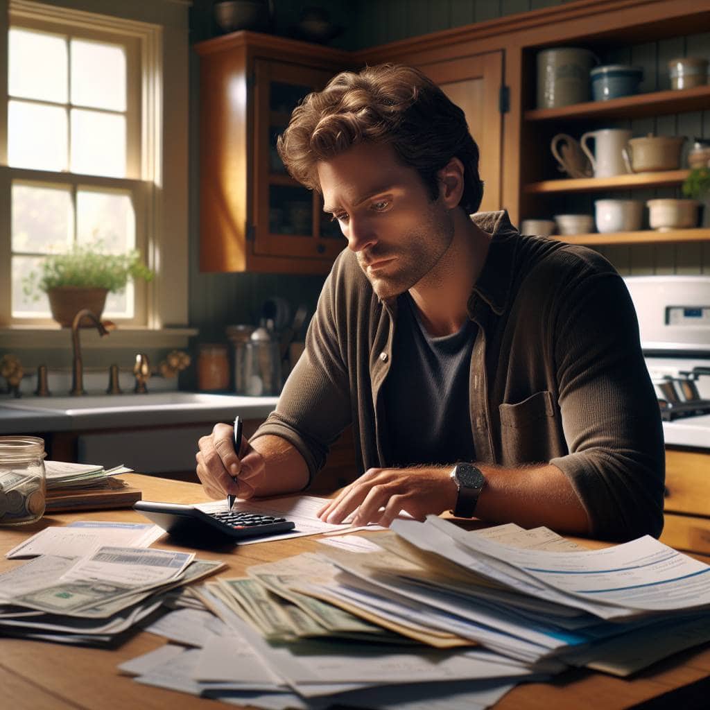 Building an emergency fund at home.