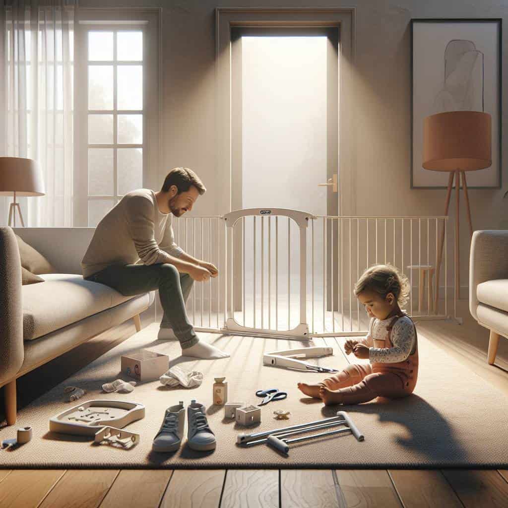 Home safety tips: baby gate installation struggle