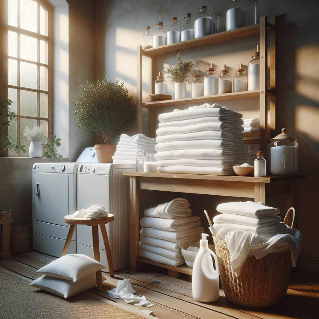 Whiten laundry naturally with natural ingredients.