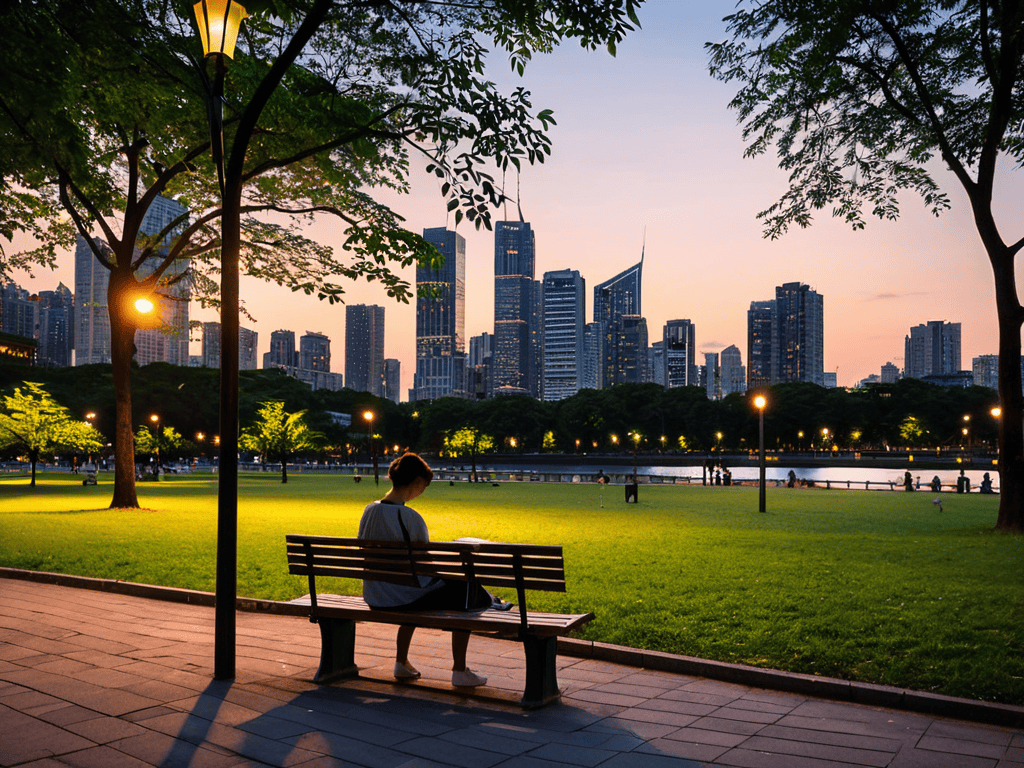 Urban Slumber Harmony cityscape