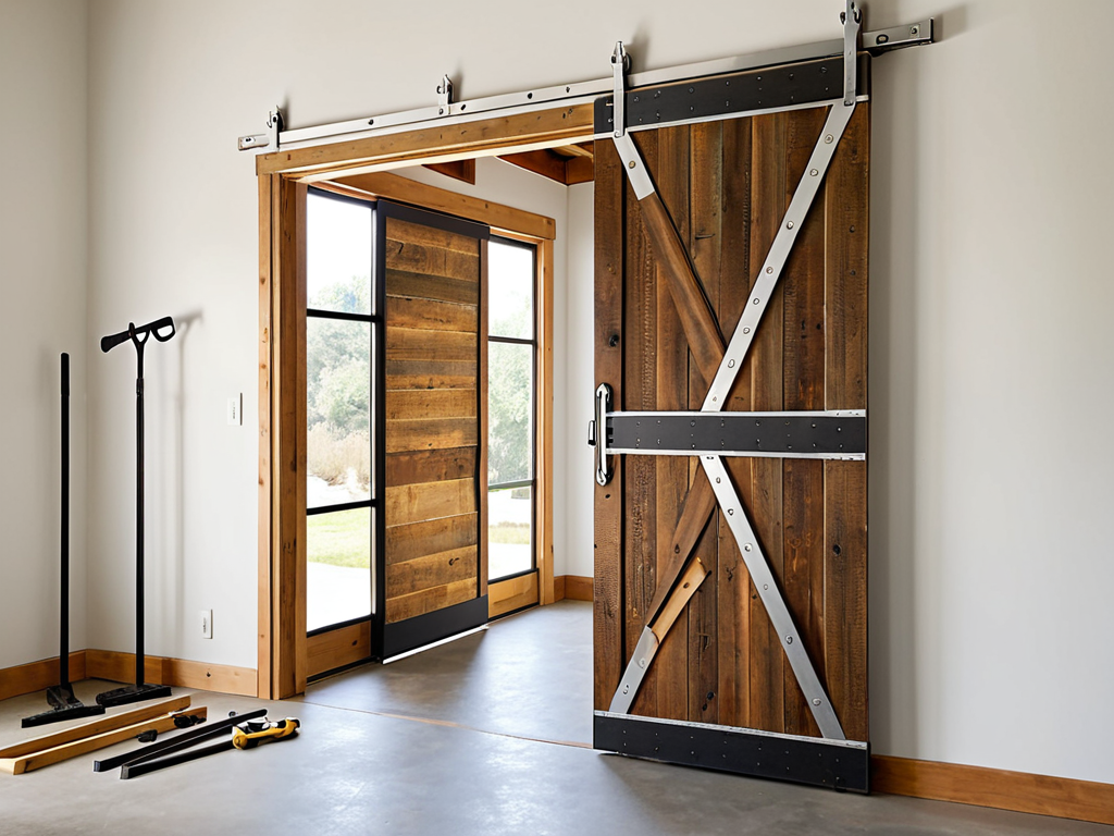 Installing Barn Door Track System