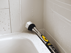 Applying Caulk Perfectly Around Bathtub