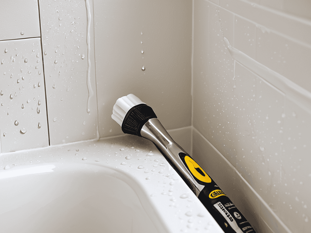 Applying Caulk Perfectly Around Bathtub