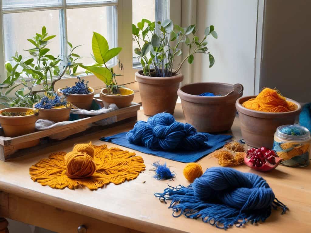 Making Natural Tie Dye With Plants