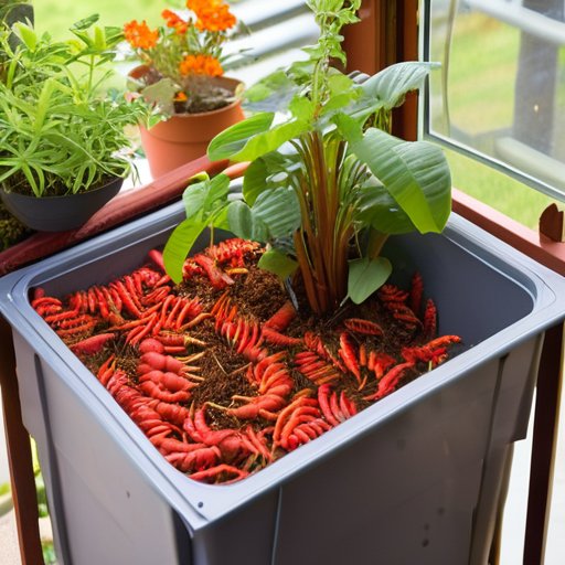 Wrapping It All Up: balcony worm bin