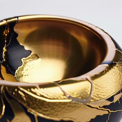Healing the Shards: Kintsugi Urushi Polymerization In-transit